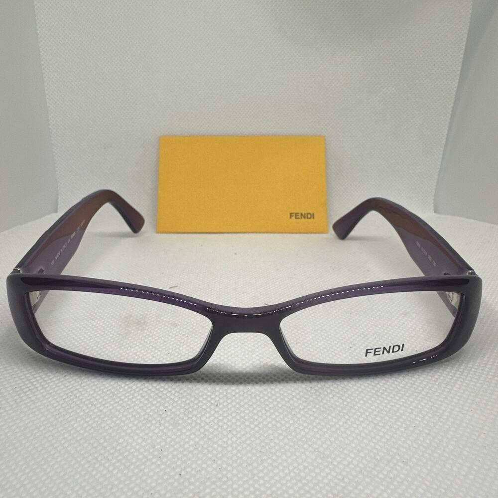 Fendi F809 Eyeglasses Frames Purple Womens 51-16-130 Italy Full Rim Optical